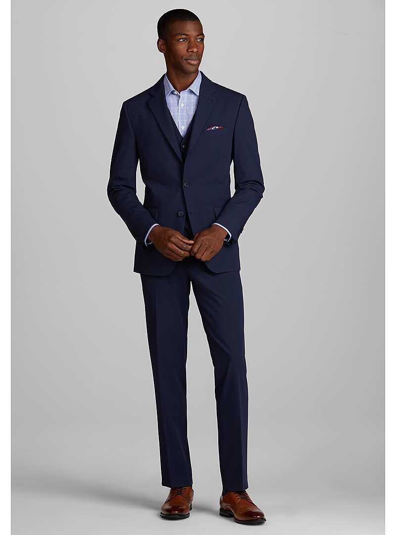1905 Navy Collection Slim Fit Suit Separates Jacket - Big & Tall#3WCC