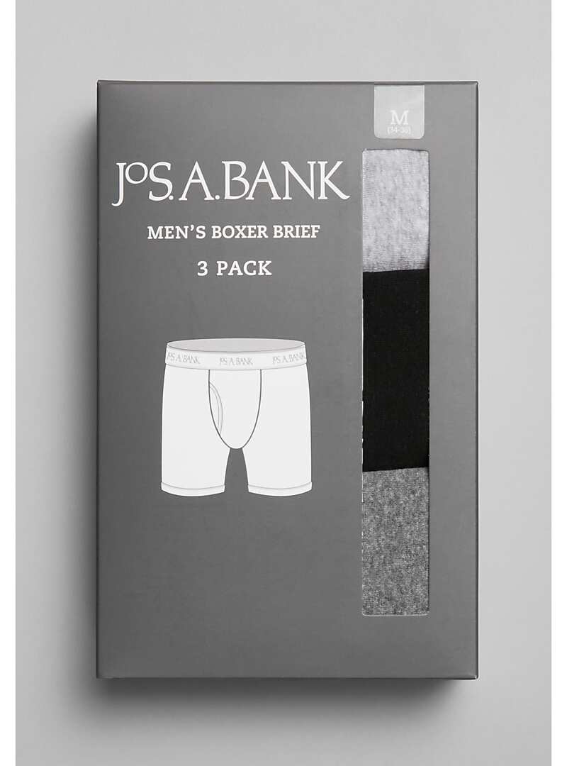 Jos. A. Bank Boxer Briefs, 3-Pack - Big & Tall#8XM3