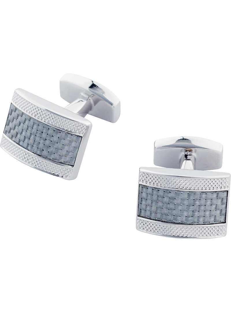 Jos. A Bank Grey and Silver Cufflinks#81MX