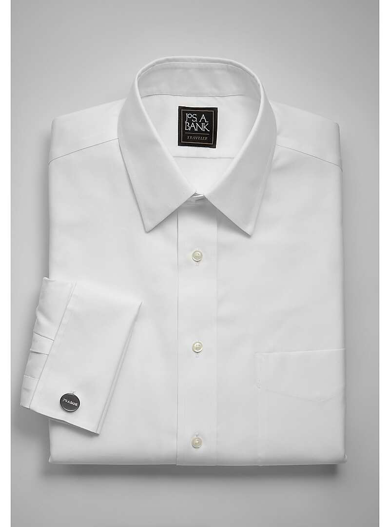 Traveler Collection Traditional Fit Point Collar Dress Shirt - Big & Tall#5DE0