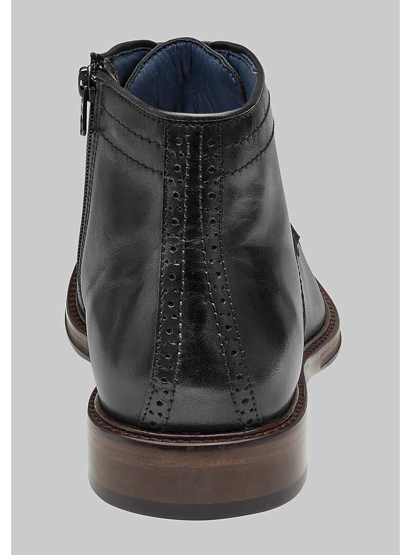 Johnston & Murphy Raleigh Cap Toe Zip-Up Boots#426A