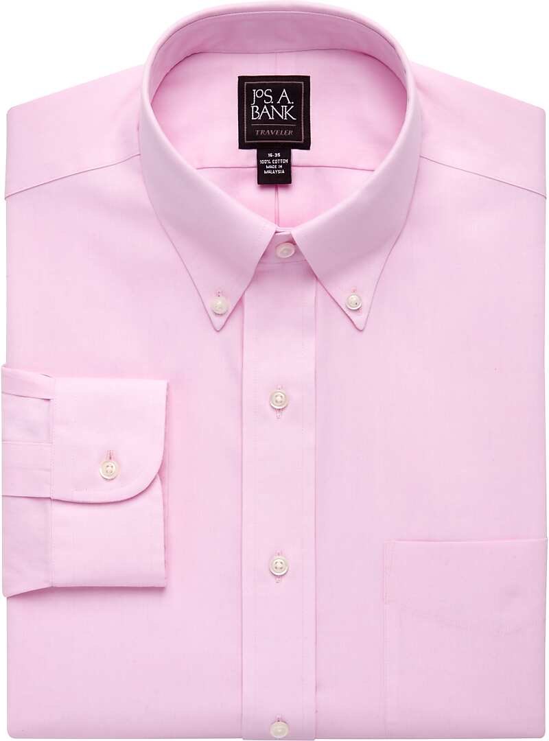Traveler Collection Traditional Fit Button-Down Collar Dress Shirt#5DED