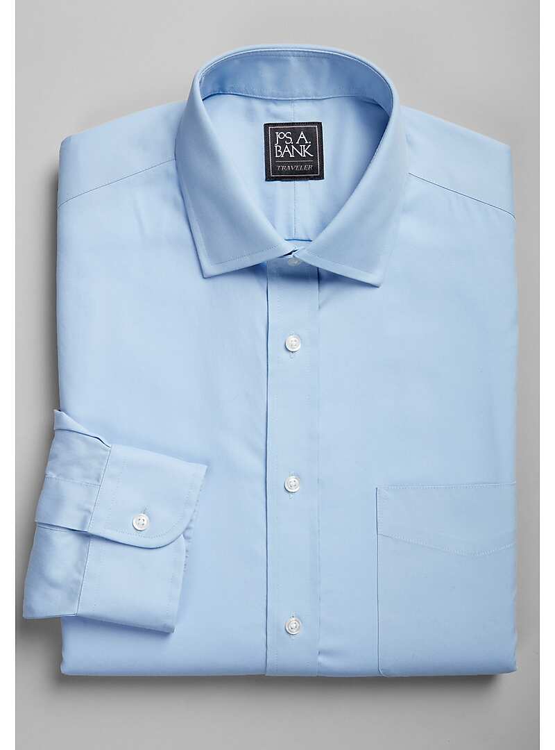 Traveler Collection Slim Fit Spread Collar Dress Shirt - Big & Tall#5FNC