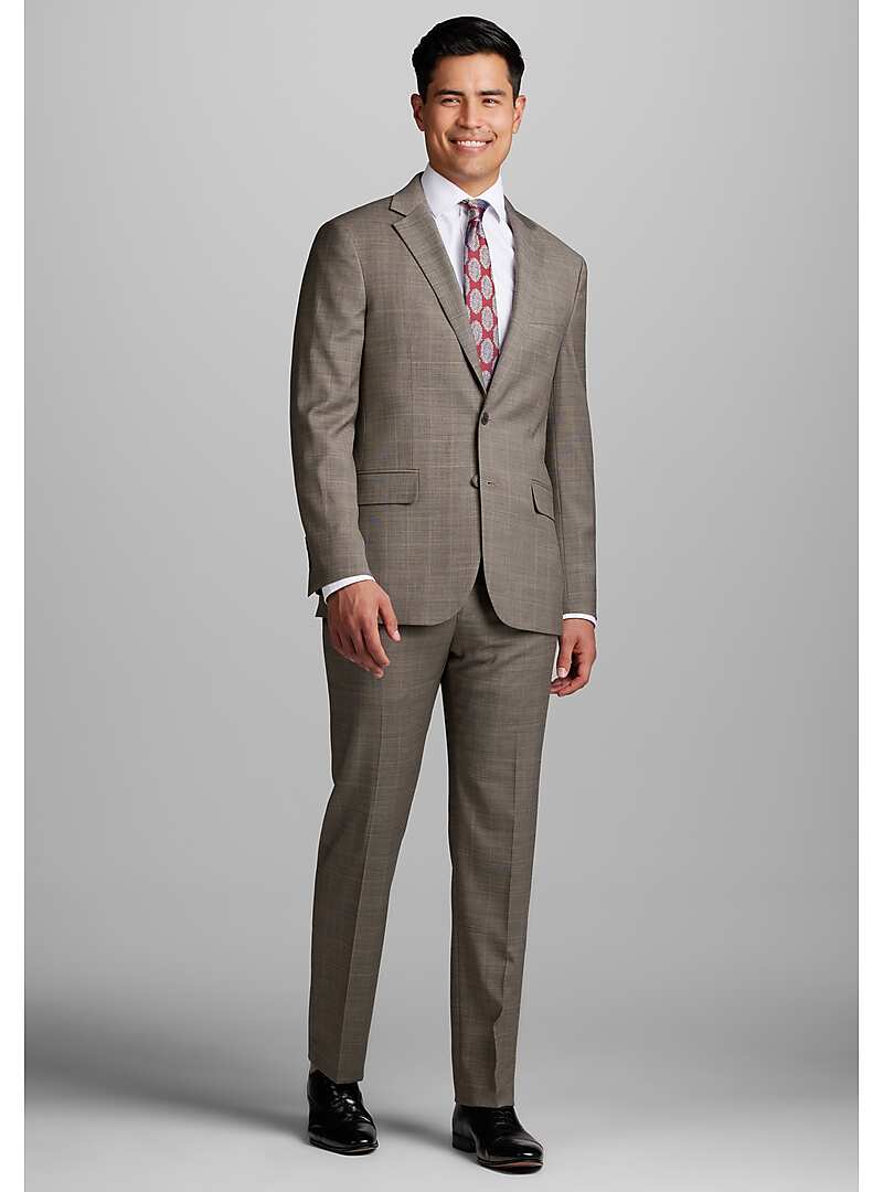Jos. A. Bank Slim Fit Windowpane Suit - Big & Tall#3XPZ