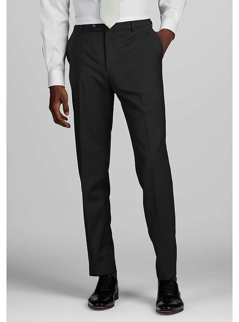 Traveler Collection Slim Fit Suit Separates Solid Pants#3XV6