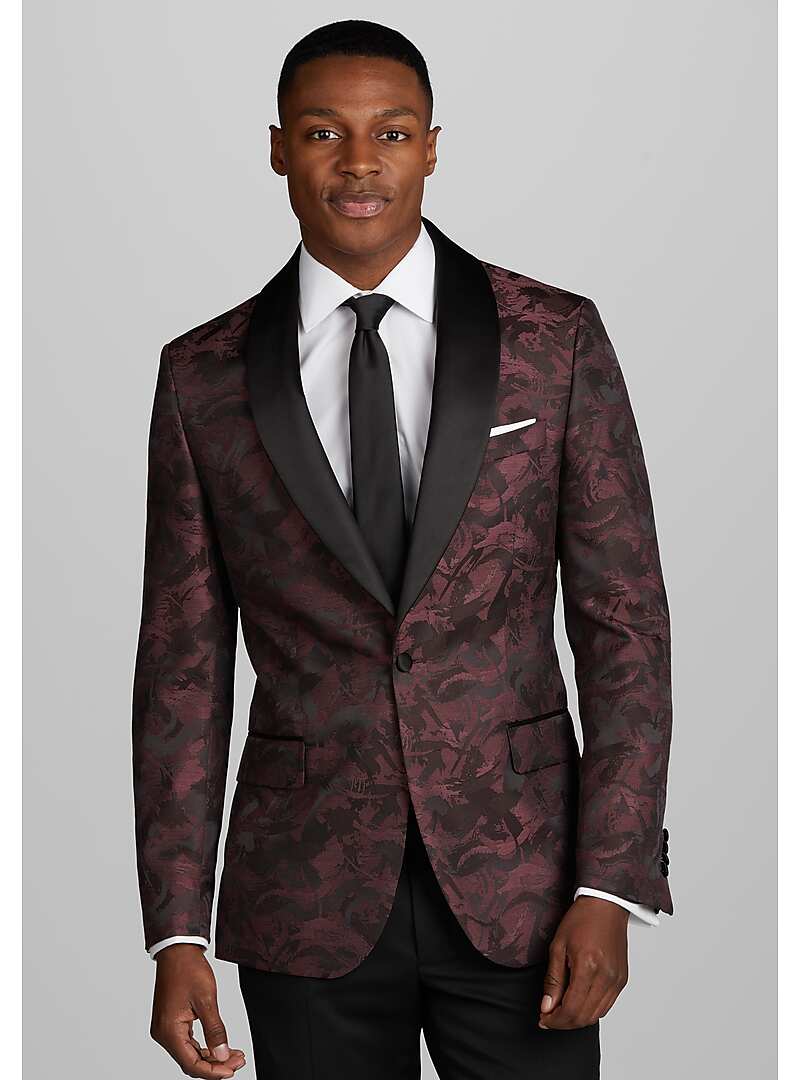 Jos. A. Bank Slim Fit Patterned Dinner Jacket#16G7