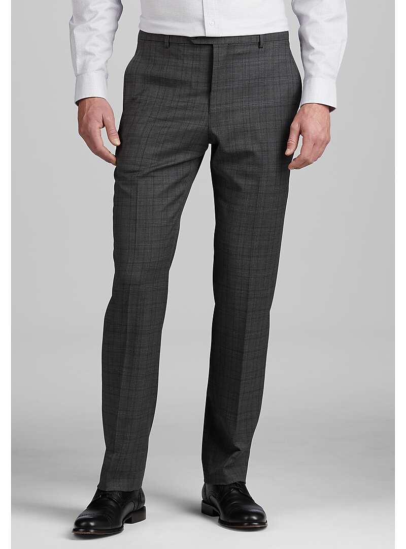 Travel Tech Slim Fit Plaid Suit#3WYY