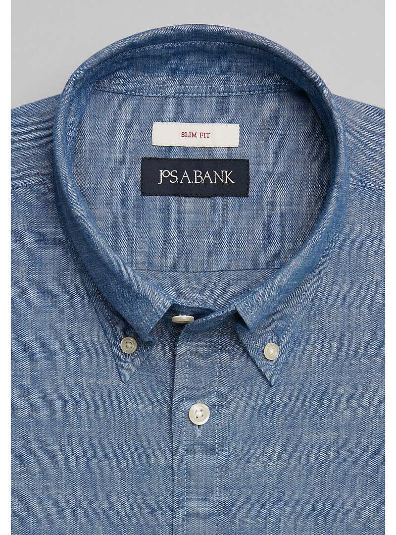 Jos. A. Bank Slim Fit Solid Sportshirt - Big & Tall#6MM3