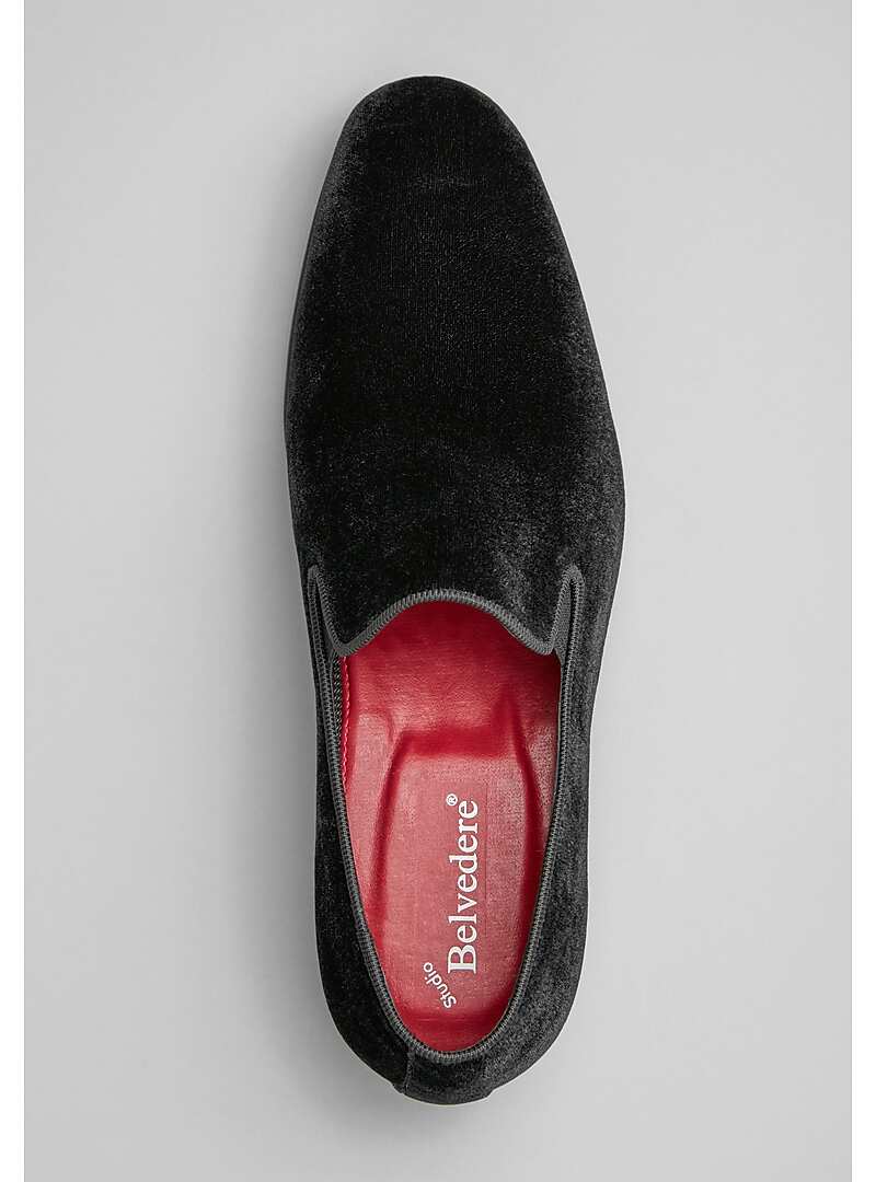Belvedere Velvet Slip-On Formal Loafers#426F
