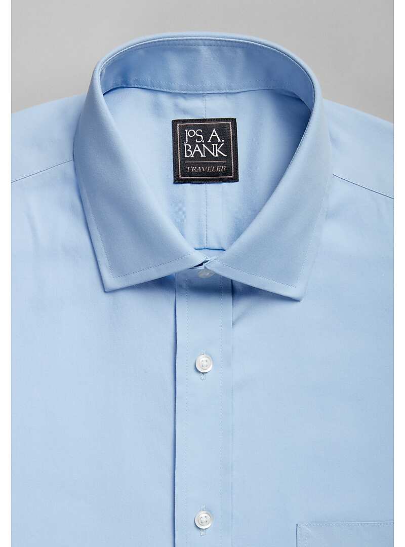 Traveler Collection Slim Fit Spread Collar Dress Shirt - Big & Tall#5FNC