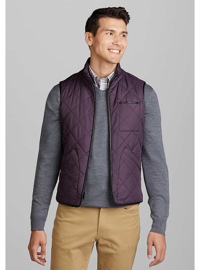 Traveler Collection Tailored Fit Quilted Vest CLEARANCE#71A8