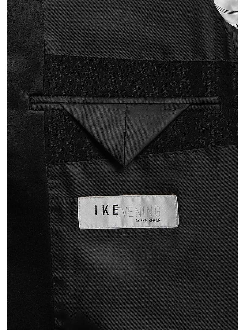 Ike Behar Slim Fit Peak Lapel Jacquard Dinner Jacket - Big & Tall#16TE