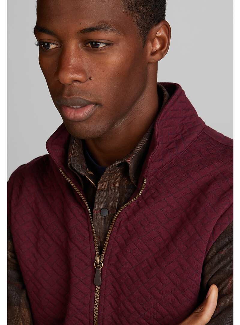 Reserve Collection Traditional Fit Zip Front Vest CLEARANCE#6LDG