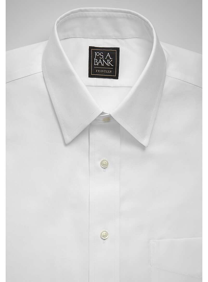 Traveler Collection Traditional Fit Point Collar Dress Shirt - Big & Tall#5DE0