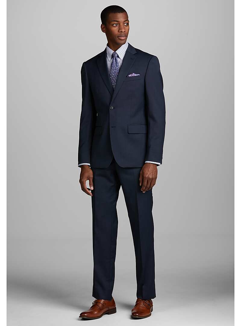 Jos. A. Bank Tailored Fit Pin Dot Suit#3WKM