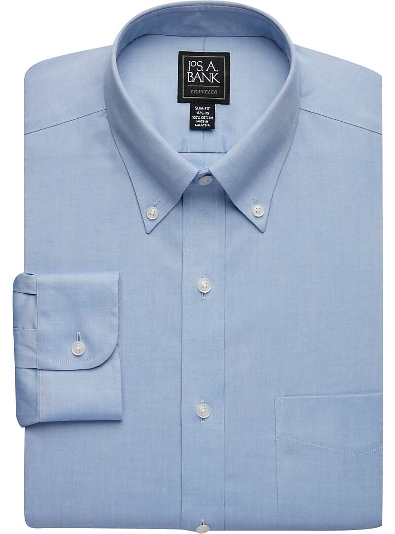 Traveler Collection Slim Fit Button-Down Collar Dress Shirt - Big & Tall#5JJC