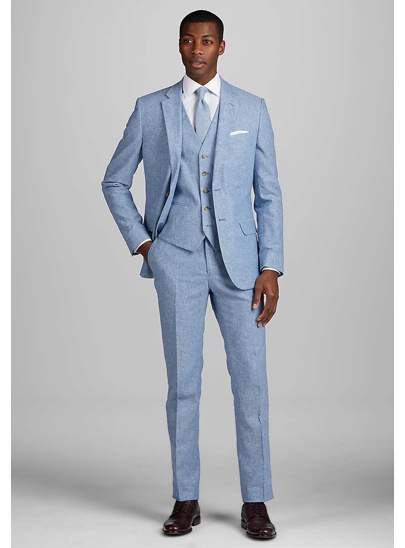 Jos. A. Bank Slim Fit Linen Blend Suit