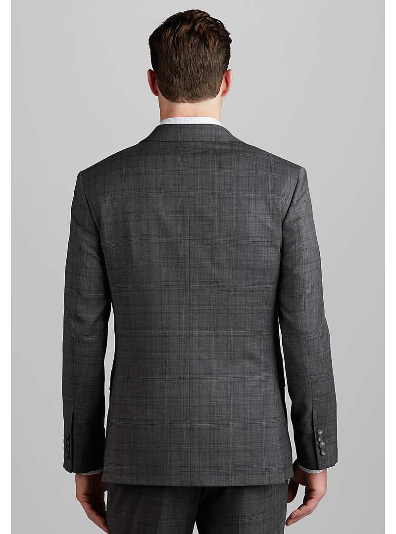 Travel Tech Slim Fit Plaid Suit#3WYY