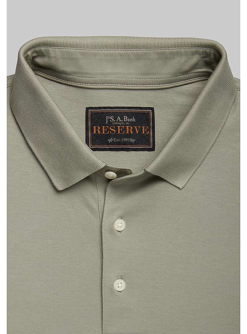 Reserve Collection Traditional Fit Solid Short Sleeve Polo#62GM