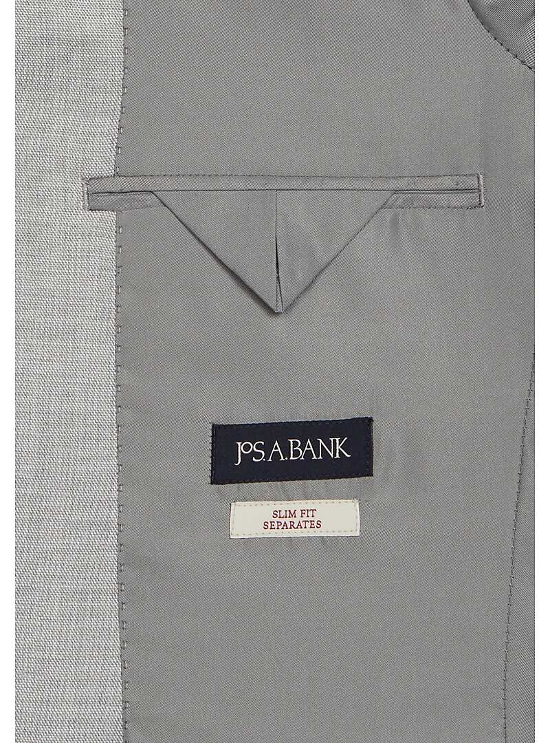 Jos. A. Bank Slim Fit Suit Separates Sharkskin Jacket#3XEJ