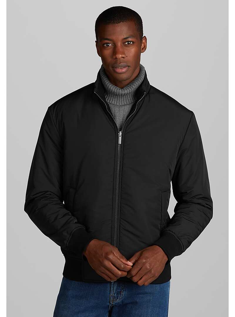 1905 Collection Slim Fit Reversible Bomber Jacket CLEARANCE#71C2