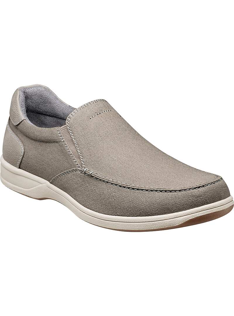 Florsheim Lakeside Canvas Slip On Shoes#42AK