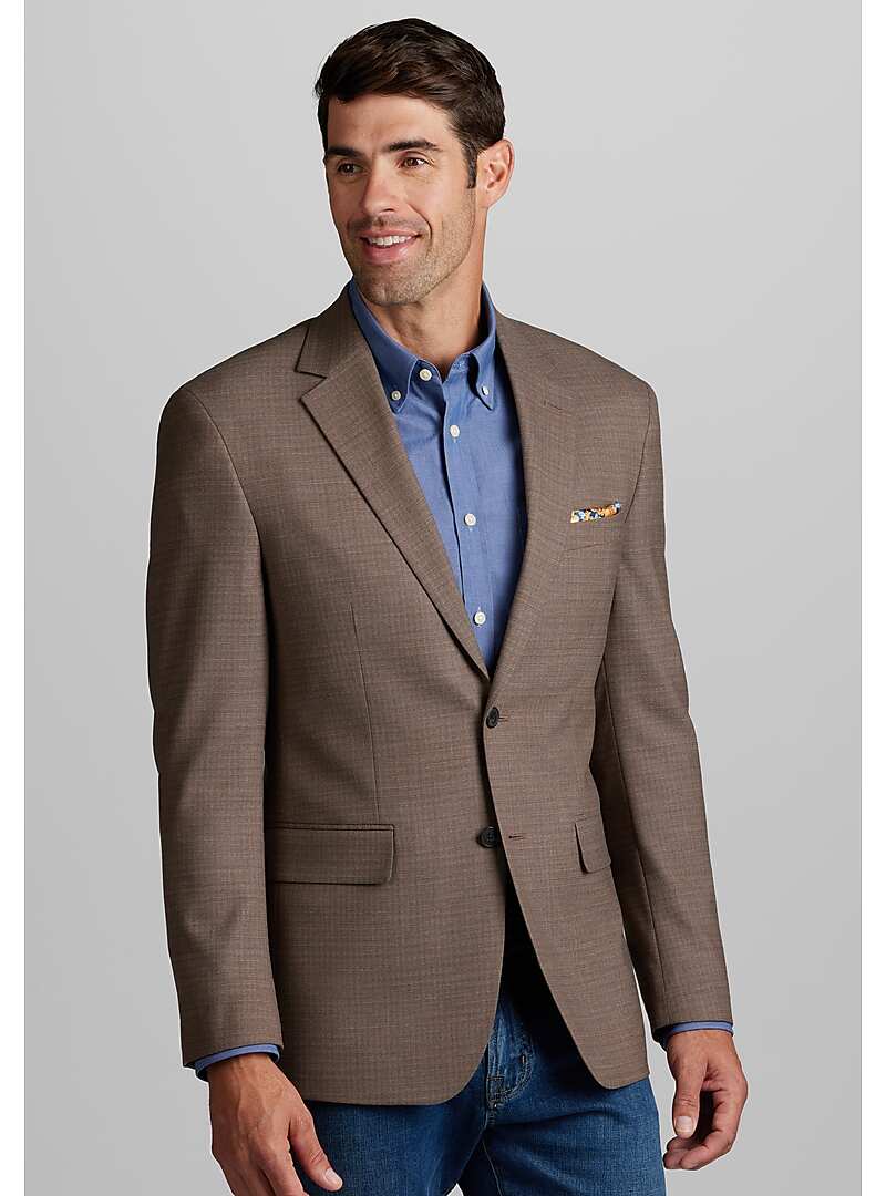 Jos. A. Bank Tailored Fit Micro Check Sportcoat - Big & Tall#16J9