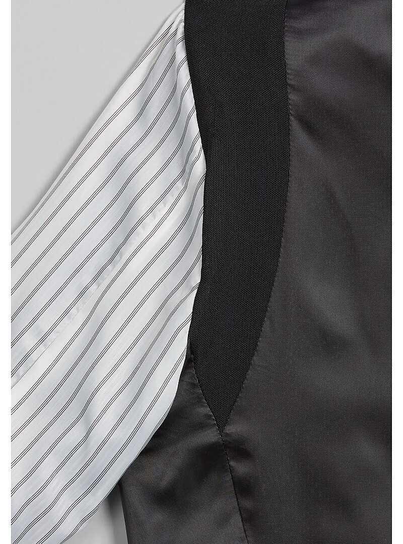 Ike Behar Slim Fit Peak Lapel Patterned Dinner Jacket - Big & Tall#16TG