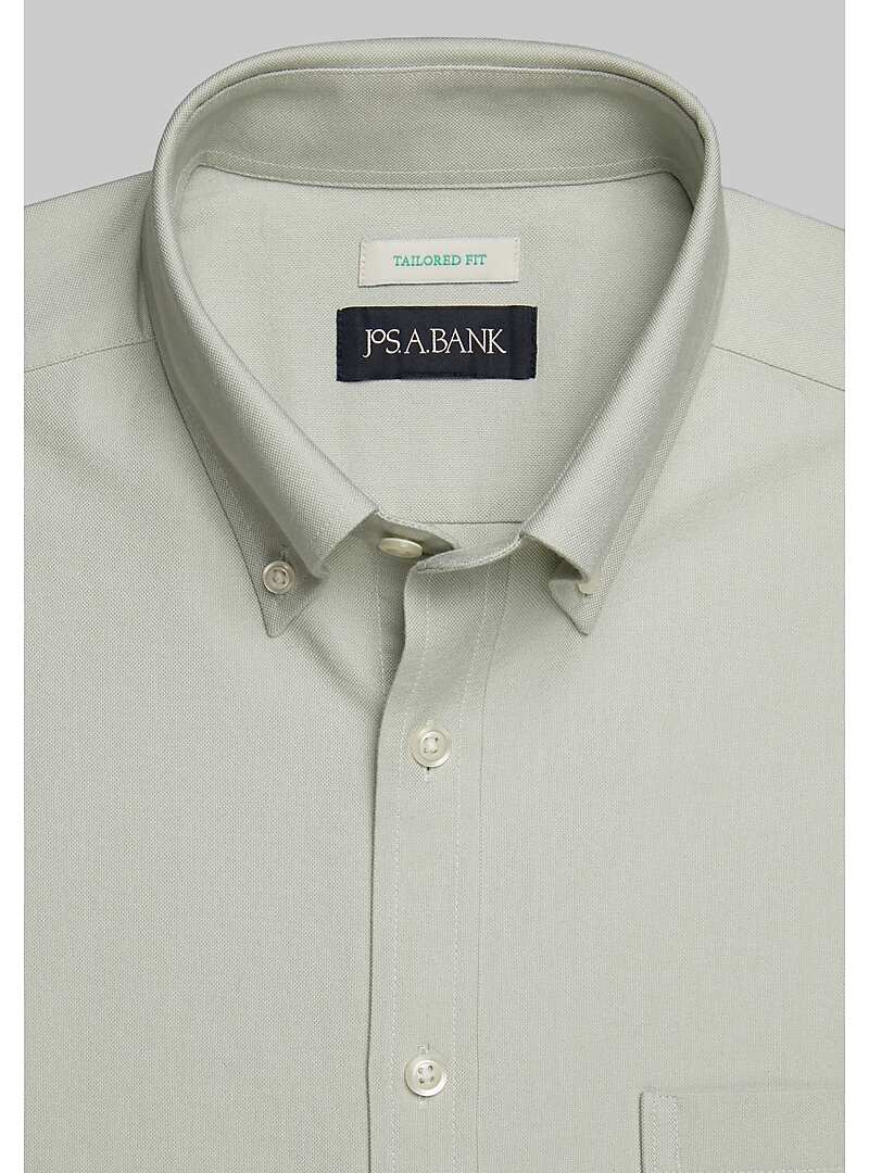 Jos. A. Bank Tailored Fit Button-Down Collar Sportshirt - Big & Tall#6MK2