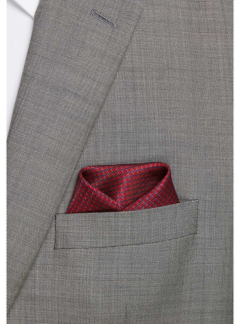 Jos. A. Bank Mini Check Pocket Square#8W1Z