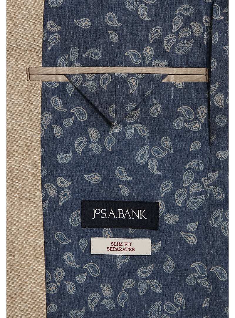 Jos. A. Bank Slim Fit Linen Blend Suit Separates Jacket#3XC9