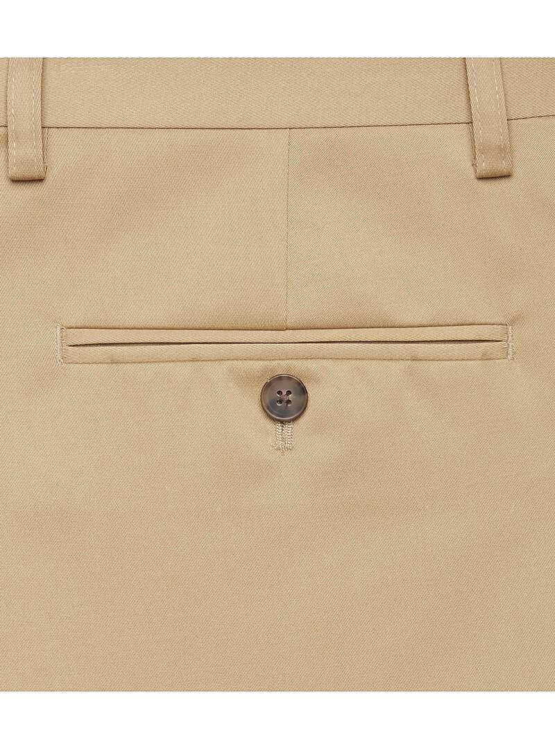 Reserve Collection Tailored Fit Flat Front Chino Pants#217K