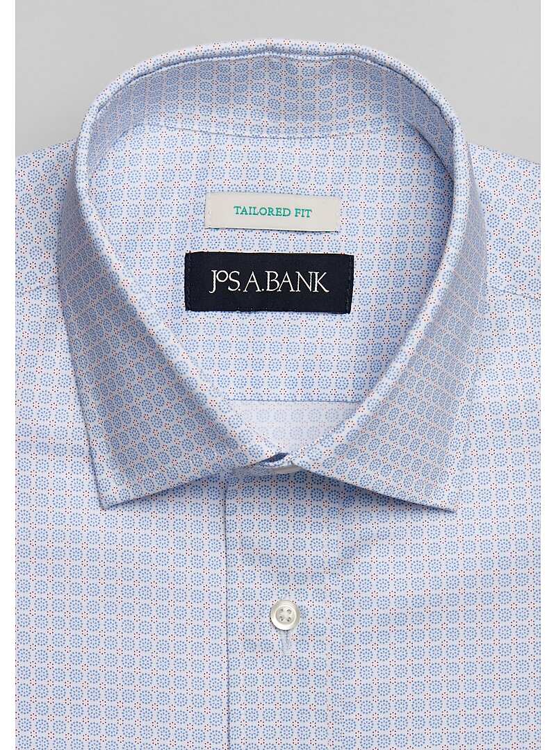 Jos. A. Bank Tailored Fit Geo Dress Shirt - Big & Tall#5FPX