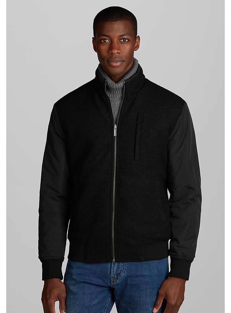 1905 Collection Slim Fit Reversible Bomber Jacket CLEARANCE#71C2