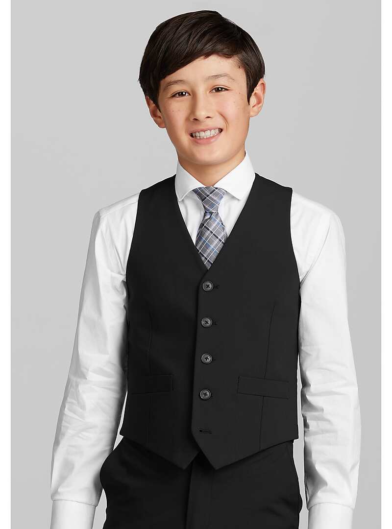 1905 Collection Boys Solid Suit Separates Vest#3WZG