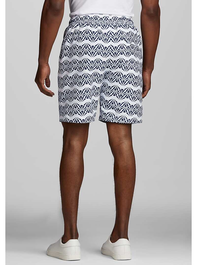 Con.Struct Tailored Fit Shell Print Swim Shorts - Big & Tall#22YG