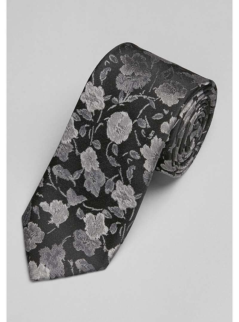 Jos. A Bank Modern Floral Tie - Long#8VLT