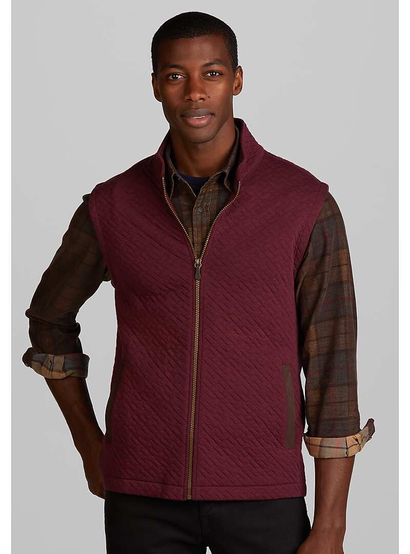 Reserve Collection Traditional Fit Zip Front Vest CLEARANCE#6LDG