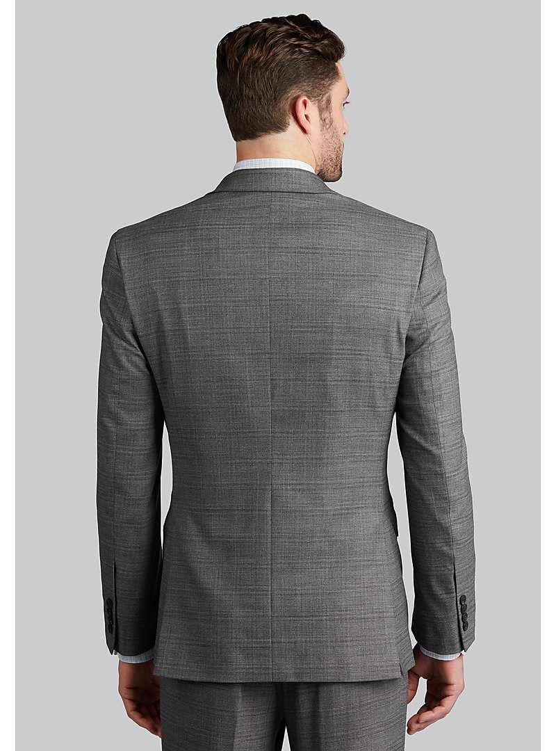 Traveler Collection Tailored Fit Plaid Suit#3X55