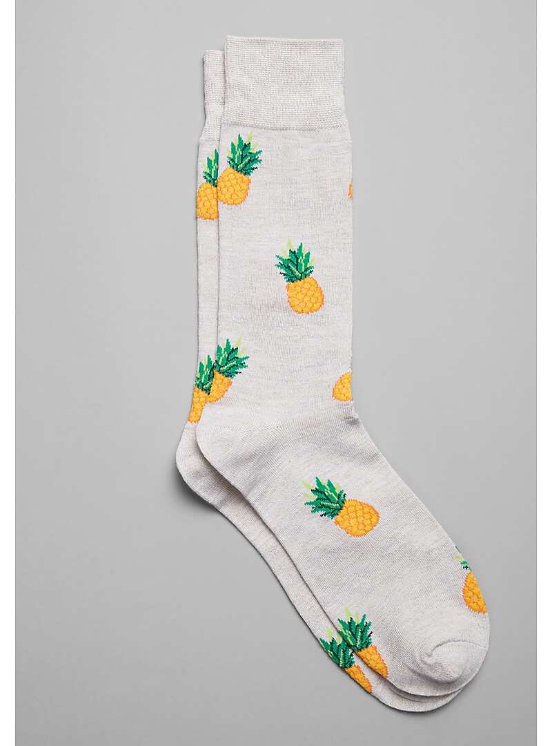 Made To Matter Pineapple Single Pack Socks#8Y31
