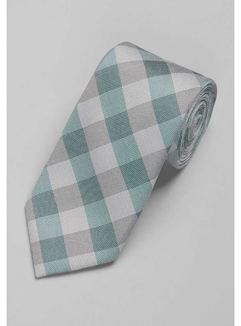1905 Collection Checkered Tie - Long#8X5F