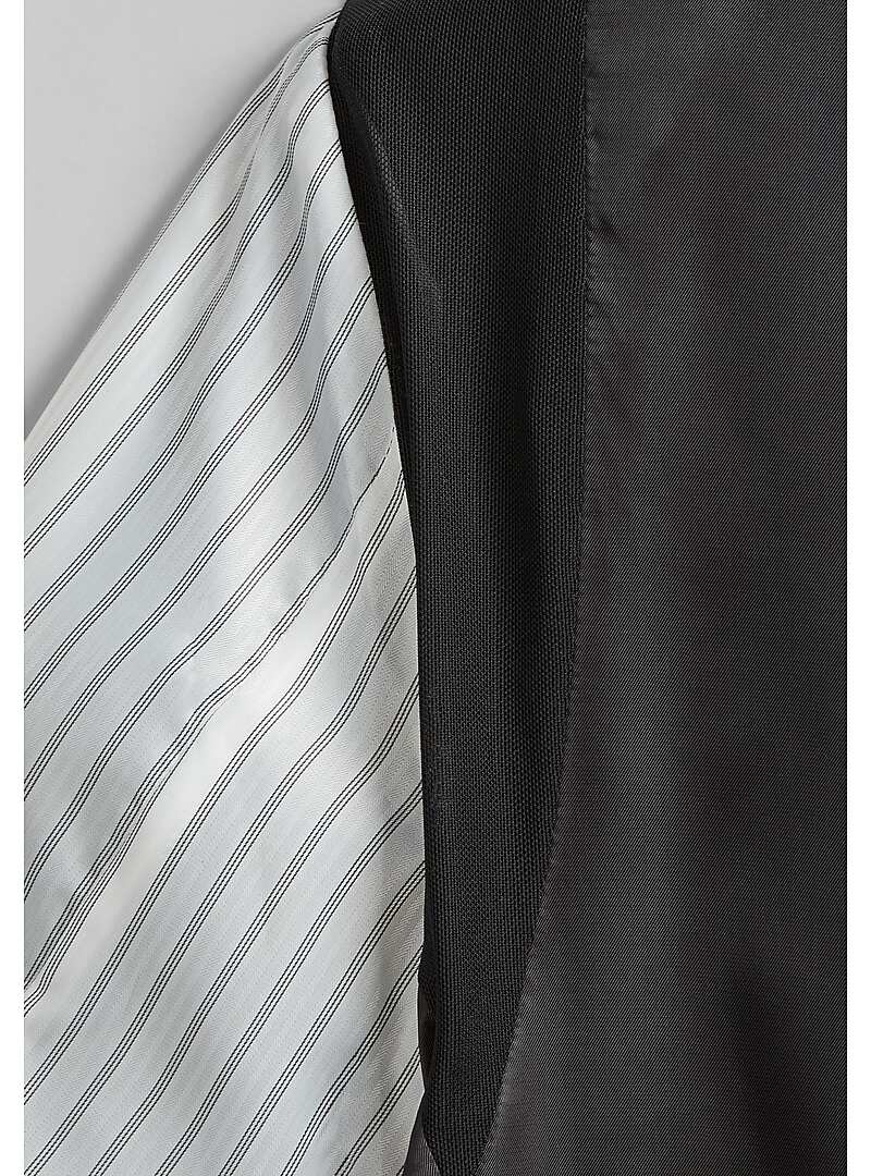 Ike Behar Slim Fit Peak Lapel Jacquard Dinner Jacket - Big & Tall#16TL