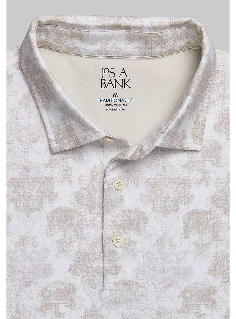 Jos. A. Bank Traditional Fit Large Medallion Polo - Big & Tall#6MHZ