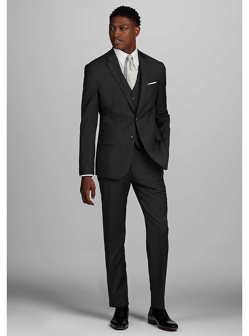 Traveler Collection Slim Fit Suit Separates Solid Jacket#3XV3