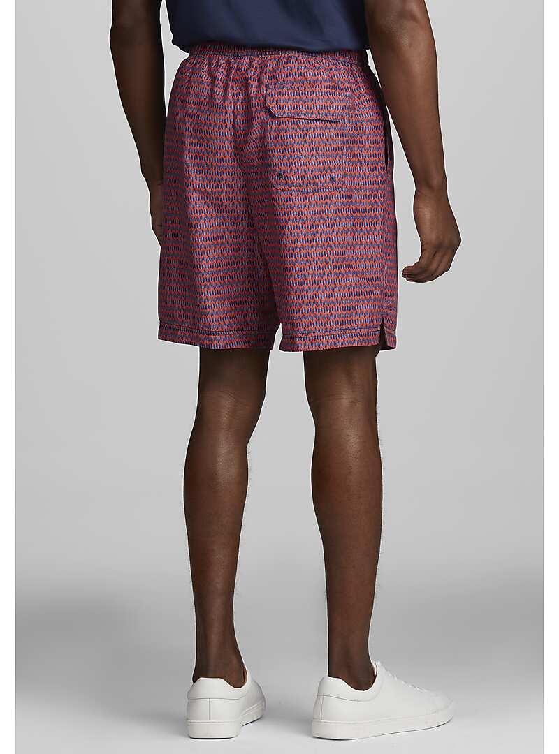 Con.Struct Tailored Fit Zigzag Swim Shorts - Big & Tall#22YE