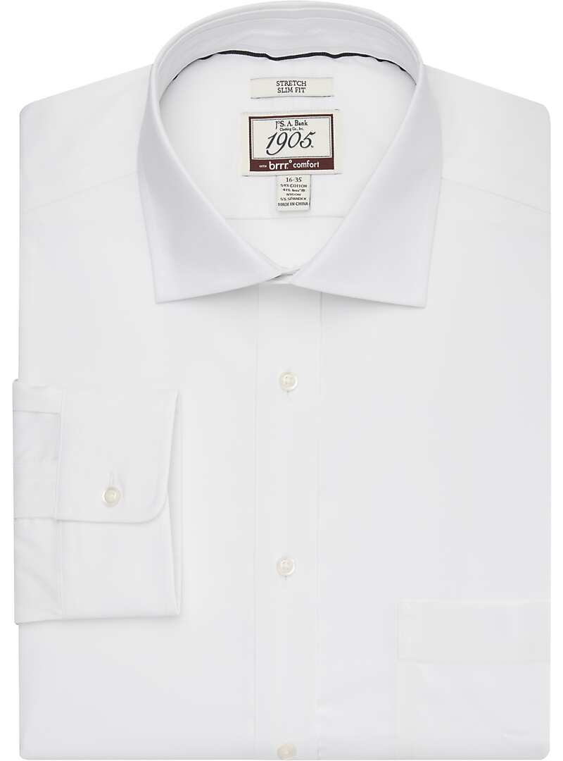 1905 Collection Slim Fit Spread Collar Dress Shirt with brrr&deg;? comfort - Big & Tall#53Z5