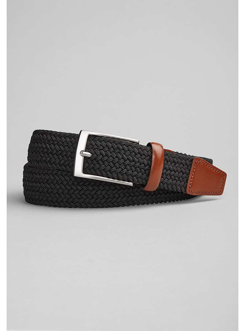 Jos. A. Bank Web and Leather Belt#8XAF