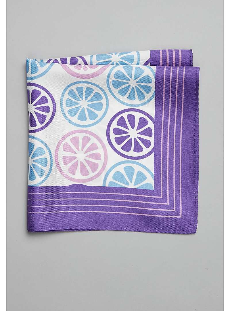 Jos. A. Bank Citrus Pocket Square#8Y65