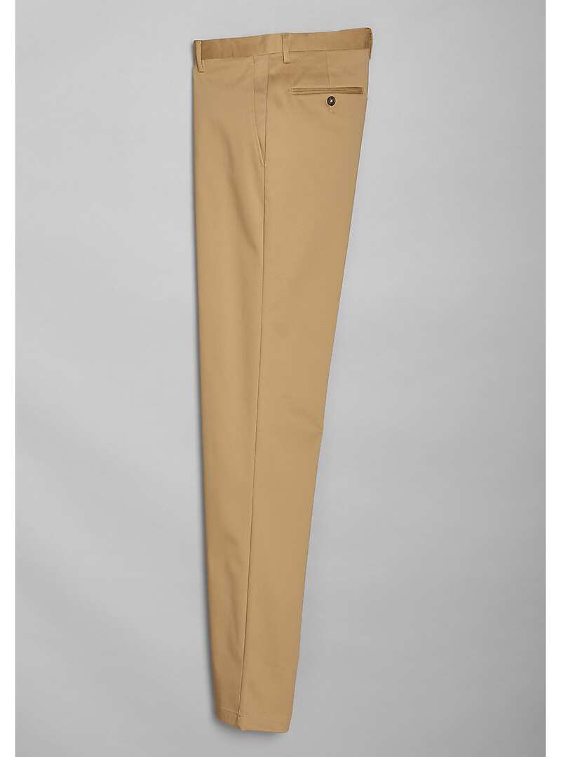 Reserve Collection Tailored Fit Flat Front Chino Pants - Big & Tall#21DG
