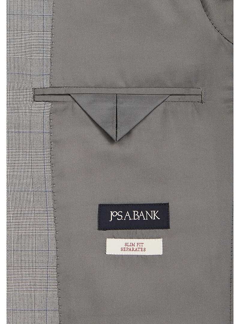 Jos. A. Bank Slim Fit Suit Separates Plaid Jacket#3XF8